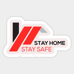 Stay home, stay safe-  Social Distancing Sticker